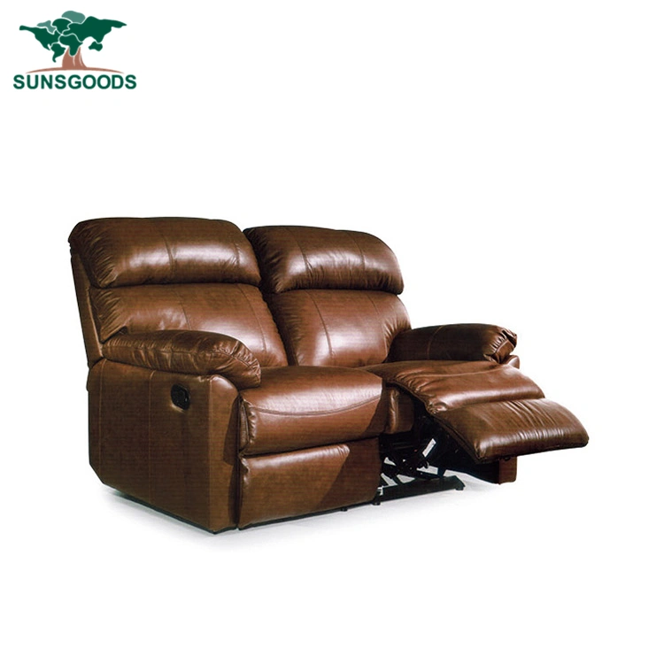 Sunsgoods Wooden Home Theater Seating Sofa Set Designs Manual Recliner Chair Furniture