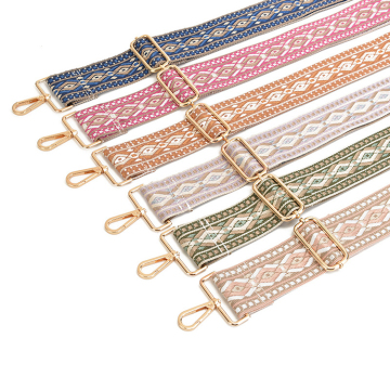 Widen and Thicken 5CM Nylon Webbing Strap Jacquard Ethnic Jacquard Webbing for Bag Strap