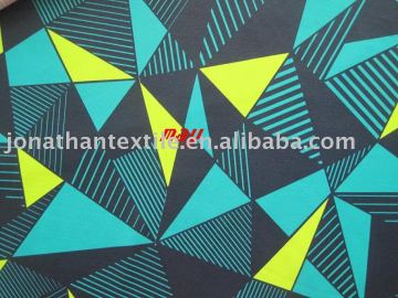 printed triangle swimsuit fabric