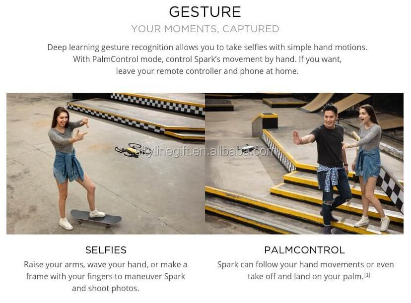 New Faceaware DJI Spark mini selfie pocket drone