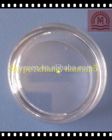 plastic material and clear round shape plastic jars