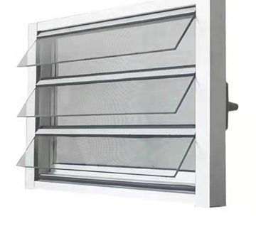 Affordable Louvered Aluminum Shutters with Integrated Blinds