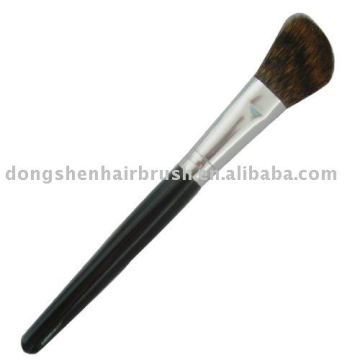 Angled blush brush,disposable blush brush,wooden handle makeup brush