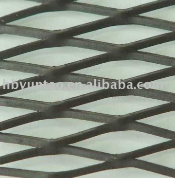 Expanded aluminum plate