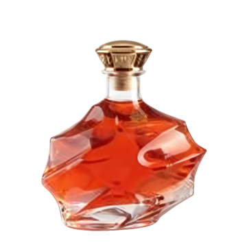 Empty Whiskey Gift Glass Bottles