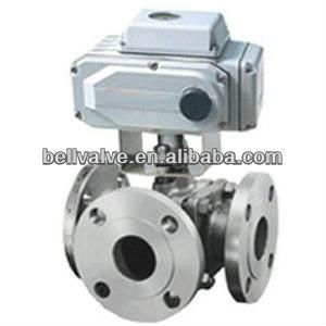 Electric 3 way ball valve