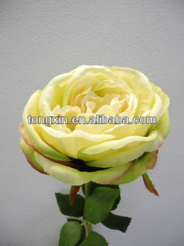 exact quality artificial flower silk pink cabbage rose