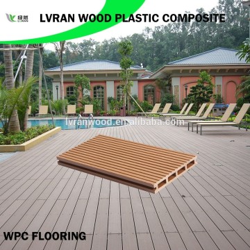 Indoor and outdoor wood plastic floor boards