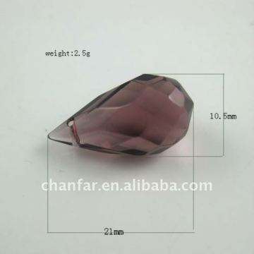 handmade crystal drop beads