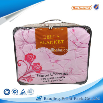 luxury plastic blanket bag with logo printing                        
                                                                                Supplier's Choice