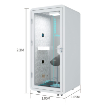 glass soundproof acoustic telephone booth office