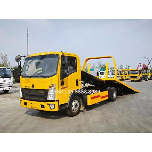 Howo 5Tons Car Towing Wrecker Truck Used Wrecker