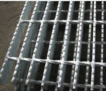 Anti-Skid/Serrate kawat galvanis Steel Grating