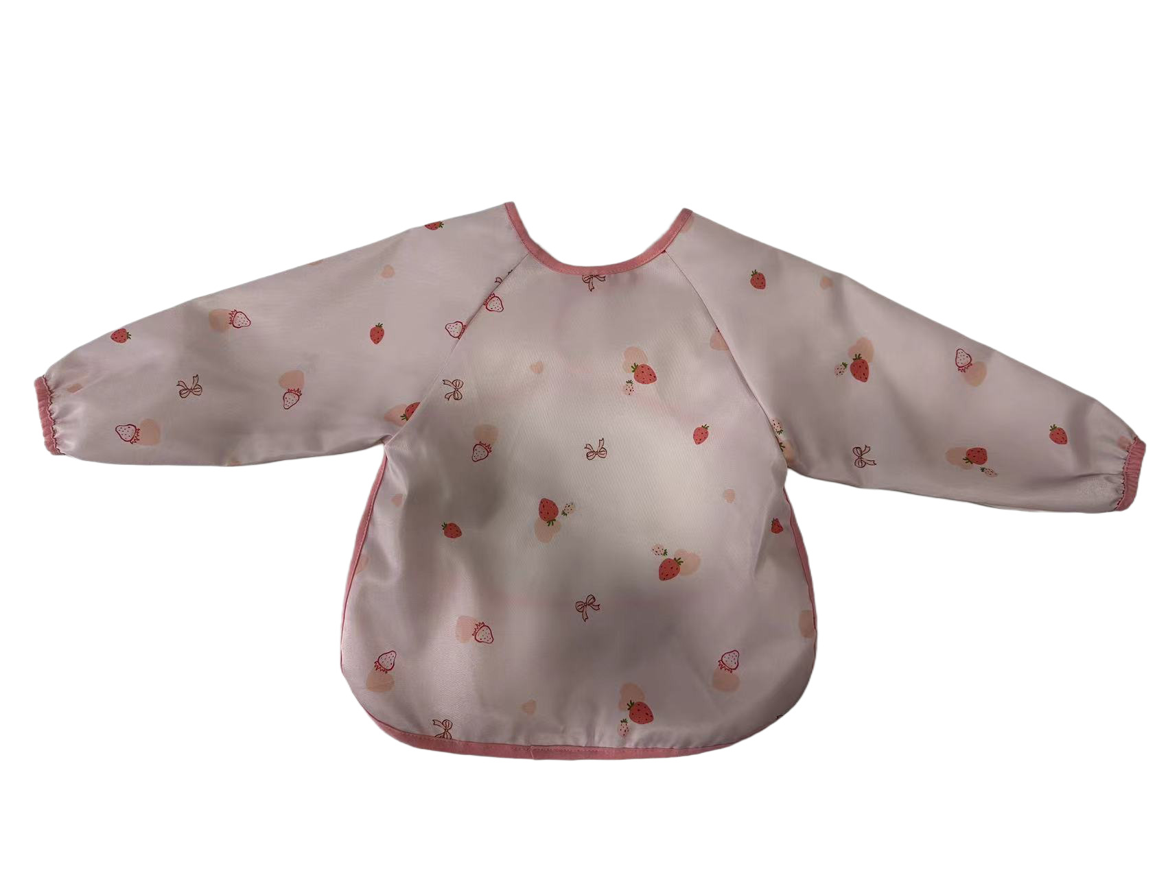 Cep 3 ile bebek uzun kollu önlük Baby Long Sleeve Bib with Pocket 3