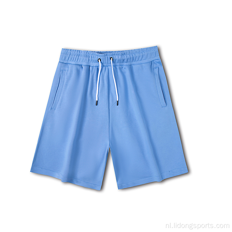 Aangepaste logo Sport Ademend snel droge sportschool shorts