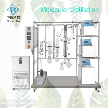 Bioréacteur de conception de réacteur en verre d&#39;extraction par distillation