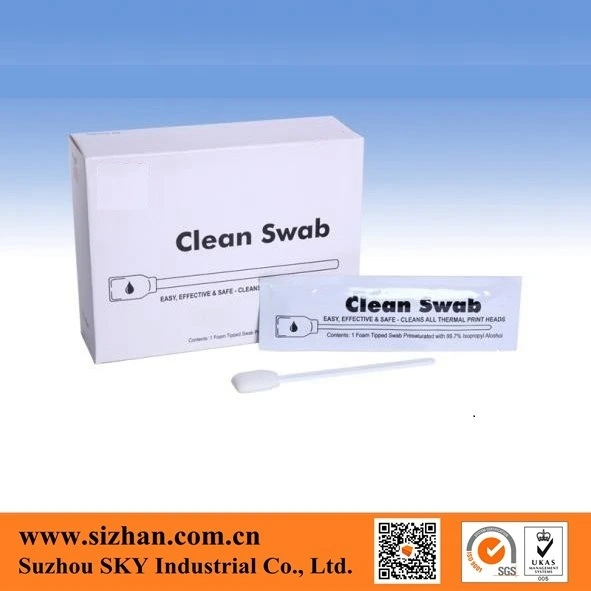 Clean Foam Swabs Used in Thermal Print Heads