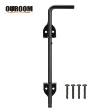 Heavy Duty Cane Bolt Gate Drop Rod and Steel Drop Bolts for Wood Fence Hardware