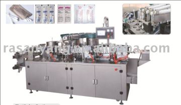 DMB-280B Horizontal Gel Liquor Swab Sticker Automatic Packing Machine