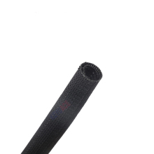 Knitted fabric self closing sleeving