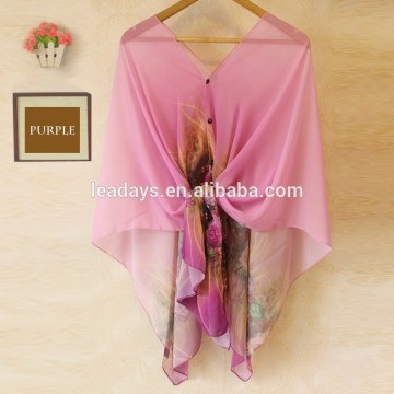best sell kaftan design for beach and swimming chiffon scarf wholesale