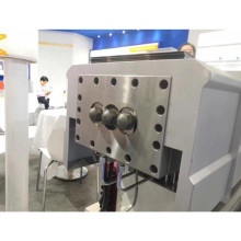 Three screw extruder machine