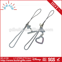 loving heart shape mobile phone straps