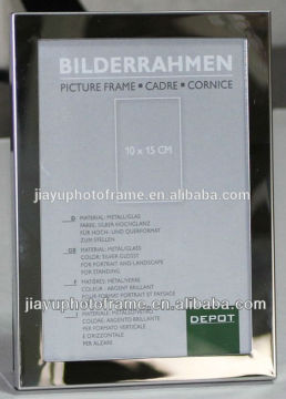 Antique Shiny Silver Metal Photo Frame / Stainess Steel Photo Frame / Gift Photo Frame