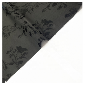 Best Selling Black Lightweight Polyester Abaya Fabric in Middle Eastern Style