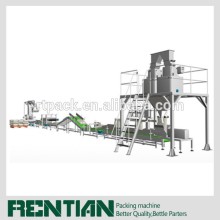 Packaging production line for bulk bags filling and packing