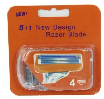 Gillette 5+1 new design razor blade
