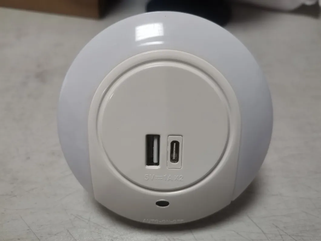 USB Type C LED Light 1W Night Light Plug