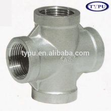 STAINLESS STEEL FOUR WAY TEE PIPE FITTING(zoe.xie Skype:mary11fall Wechat:fall11)