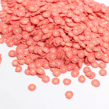 Nieuwste Simulatie Fruit 5mm Leuke Polymeer Caly Ronde Plakjes Sprinkles Voor Nail Art Decoratie En Kunstmatige Diy Accessoires