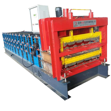 Three layer steel profile roll forming machine