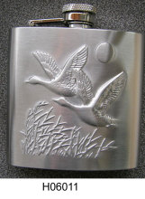 Embossing Hip Flask Gift for Outdoor