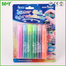 Hot Art & Craft Supply 10ml Washable Glitter Glue for School Accessories