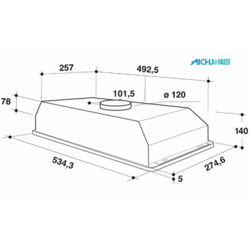 Toldo de chimenea Sunflame Matrix