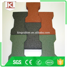 Rubber Floor Tile Interlocking Rubber Tile