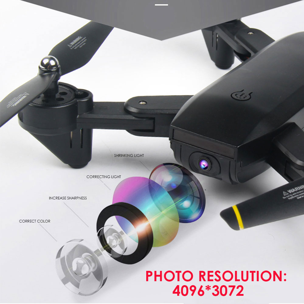 S169 2.4G 6 Axis Optical Flow Three second selfie drone Follow me foldable with HD camera 720P altitude hold