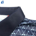 Новый дизайн Black Golf Blue Triming Polo Shirts