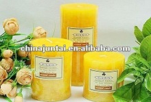 gold votive candles