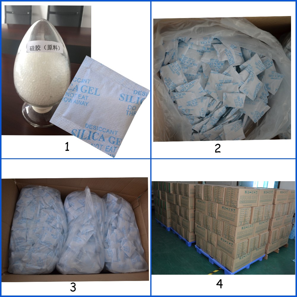 White Desiccant Silica Gel Silicon Dioxide Adsorbent For Shoes Clothes