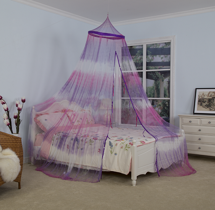 Tie Dye Bed Folding Girl Mosquito Nets