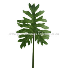 33-inch Artificial Plants, Plastic Leaves, Large Green Color Philodendron Selloum, 82cm Length