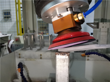 Auto accessories plastics processing modular sanding station