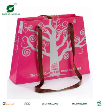 RIBBON HANDLE PAPER GIFT BAG FP71065