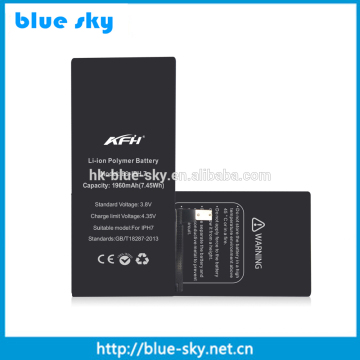 Battery for IPhone, AAA Quality Real 1960mAh battery for iphone 7