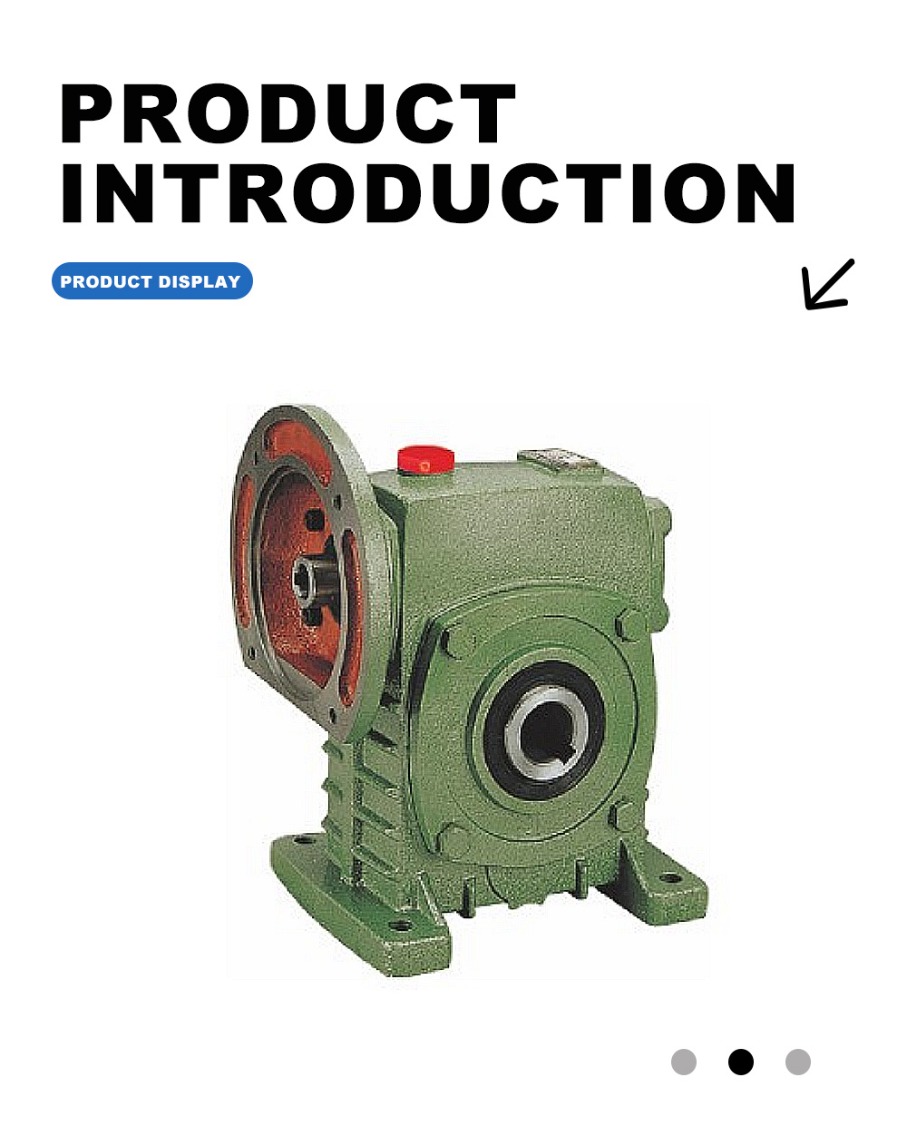 WPDKS Чугунный червячный редуктор X WPDKS Cast Iron Worm Gearbox X