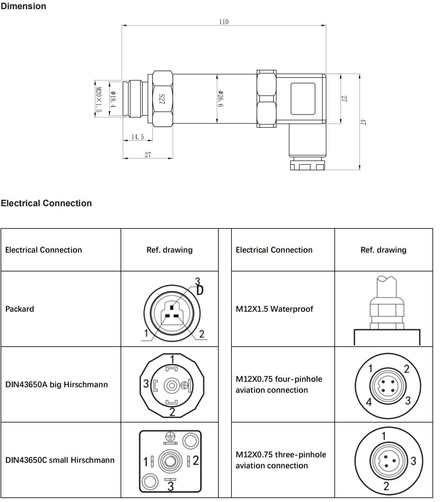 LEFOO LFT2700 Anti-blocking Flush-diaphragm smart Pressure Transmitter hirschmann pressure sensor pressure transducer 4 20ma